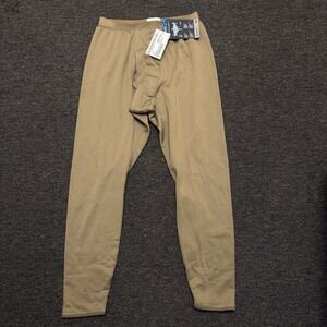 NEW USGI ECWCS Gen III Level 2 L2 Waffle Grid Fleece Bottoms Coyote Medium Reg